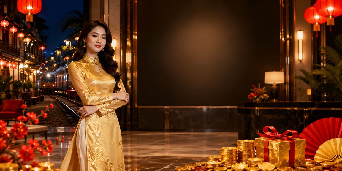 Phố cổ Hà Nội vào ban đêm với ánh đèn lồng và phong cách truyền thống